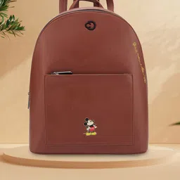 Disney Inspired Printed Mickey Mouse Collection Backpack with Hip Strap-24
