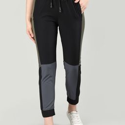 CHKOKKO Women Colourblocked Running Joggers-picture-17