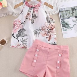 INCLUD Girls Pink Top with Shorts-image-28