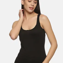 NOT YET by us Woman Black Camisole With Straps-image-90
