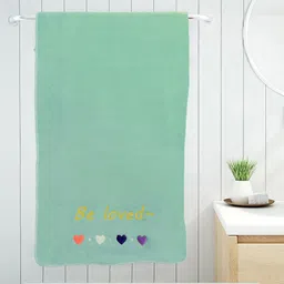 FABINALIV Green 1 Printed Cotton 400 GSM Bath Towel-image-47