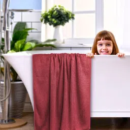 YK Girls 450 GSM Microfiber Bath Towel-picture-0
