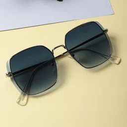 MARC LOUIS Unisex Square Sunglasses With UV Protected Lens-image-59