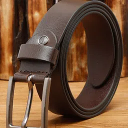 Teakwood Leathers Men Brown Solid Leather Belt-image-69