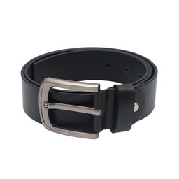 Kara Men Black Solid Leather Belt-image-90