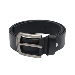 Kara Men Black Solid Leather Belt-picture-38