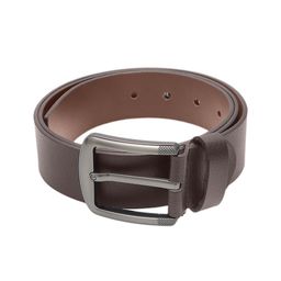 Kara Men Brown Solid Leather Belt-image-100