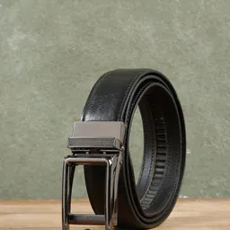 Teakwood Leathers Men Textured Leather Belt-image-68