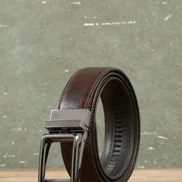 Teakwood Leathers Men Textured Leather Belt-image-21
