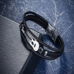 UNIVERSITY TRENDZ Men Silver-Plated Bracelet-image-58