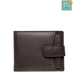 Teakwood Leathers Men Brown Solid RFID Protected Genuine Leather Two Fold Wallet-picture-50
