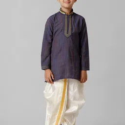 Ramraj Straight Cotton Kurta With Dhoti Pant-picture-12