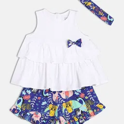 MINI KLUB Girls Pure Cotton Top with Shorts-image-44