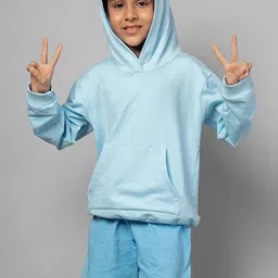 ZIP ZAP ZOOP Girls Hooded Pure Cotton T-shirt With Shorts-image-48