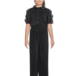 Peppermint Girls Striped Top with Trousers-image-90