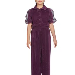 Peppermint Girls Striped Top with Trousers-image-44