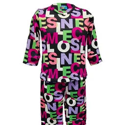 BAESD Unisex Kids Printed Top with Pyjamas-picture-11