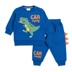 JusCubs Boys Pure Cotton Printed T-shirt with Pyjamas-image-34