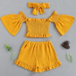 LULU & SKY Girls Top with Shorts-image-89