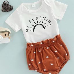 LULU & SKY Girls Printed Top with Shorts-image-83