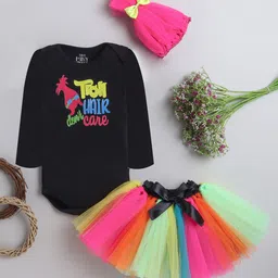 TINY MINY ME Infant Girls Embellished Top With Skirt-picture-15
