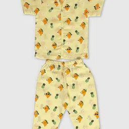 FEBVIBE Unisex Kids Printed Shirt with Pyjamas-picture-41