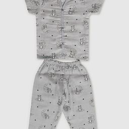 FEBVIBE Unisex Kids Printed Shirt with Pyjamas-image-71