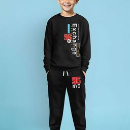 HERE&NOW Boys Printed T-shirt with Trousers-picture-21