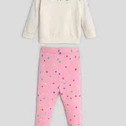 Somersault Girls Printed Pure Cotton Top With Leggings-image-85