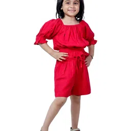BAESD Girls Square Neck Top With Shorts-image-27