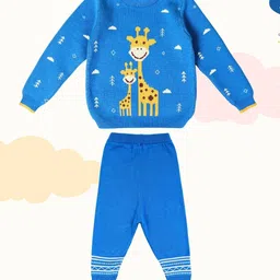 Greendeer Unisex Kids Printed Long Sleeves Pure Cotton Sweatshirt With Joggers-image-14