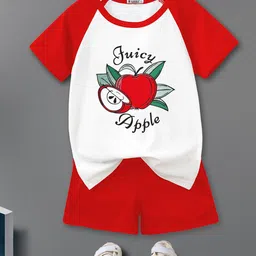 BAESD Kids Pure Cotton T-shirt with Shorts-image-68
