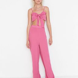 Trendyol Women Pink Top with Trousers-picture-56
