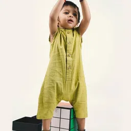 BAESD Infant Boys Organic Cotton Linen Rompers-image-70