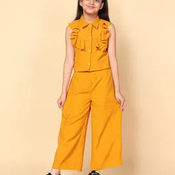 FASHION DREAM Girls Ruffled Top with Palazzos-image-28