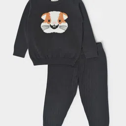 MiArcus Kids Printed Pure Cotton T-shirt With Trousers-70