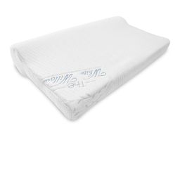 The White Willow Unisex White Cervical Contour Memory Foam Orthopedic Neck Support Pillow With Cover-5