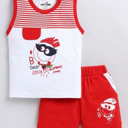 Cutopies Boys Printed T-shirt with Shorts-image-6