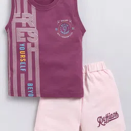 Cutopies Boys Striped T-shirt with Shorts-picture-44
