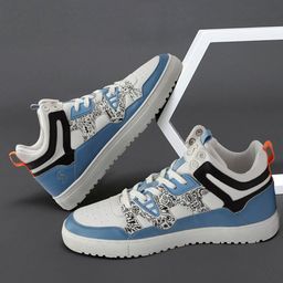 Solethreads Men DOODLE Mid -Top Printed Memory Foam Insole Anti-Skid Sole Sneakers-31