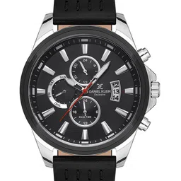 Daniel Klein Men Dial & Leather Straps Analogue Multi Function Watch DK 1 13388-1-11