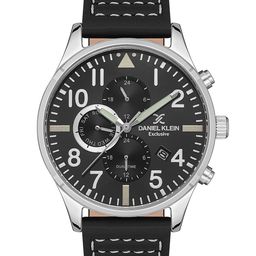 Daniel Klein Men Dial & Leather Straps Analogue Multi Function Watch DK 1 13389-1-2