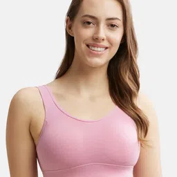Jockey Full Coverage Lightly Padded Anti Odour Workout Bra Anti Microbial-26
