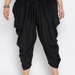 CLORA CREATION PLUS Women Rayon Striped Dhoti Pant-image-47