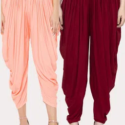 Clora Creation Women Pack Of 2 Solid Salwar-image-52