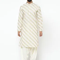 KISAH Geometric Printed Regular Kurta with Patiala-picture-2