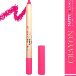 SHRYOAN Long Lasting Lip Crayon Matte Lipstick 3.8 g - Pink Fever 07-22