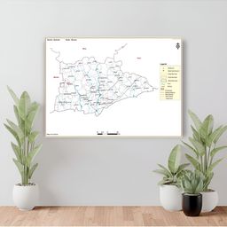 Wallpics White & Blue Kachchh Printed Waterproof Wall Sticker-picture-29