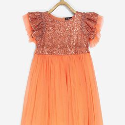 Bella Moda Embellished Satin Dress-image-16