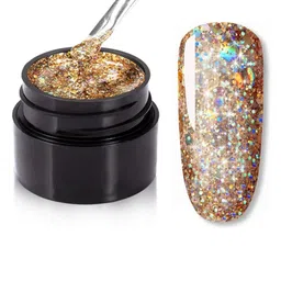 ROSALIND Shiny Diamond Gel UV & LED Nail Polish for Glitter Painting - Shade A532-image-83